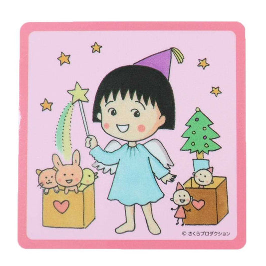 ちびまる子ちゃん ダイカットシール キャラクターステッカー 天使 スモールプラネット デコシール アニメキャラクター グッズ メール便可 シネマコレクション