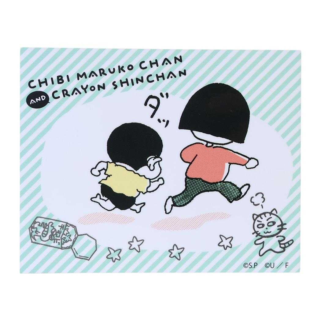 ちびまる子ちゃんxクレヨンしんちゃん ダイカットシール キャラクターステッカー ダッ GR スモールプラネット