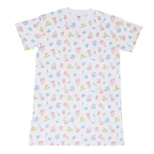 ムーミン Tシャツ ロング T-SHIRTS リトルミイとお花 北欧 スモールプラネット 半袖 キャラクター グッズ メール便可 シネマコレクション