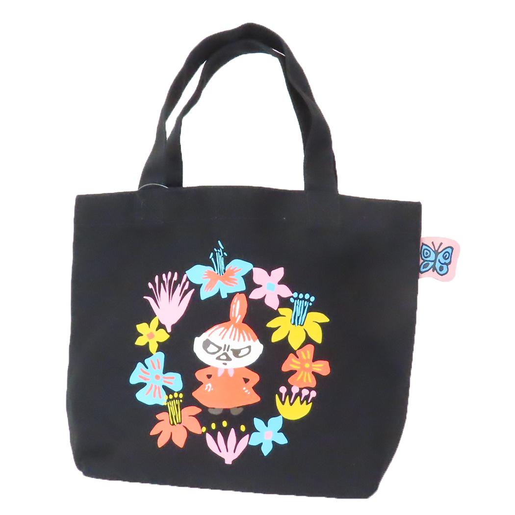ムーミン ランチバッグ カラーマチ付バッグ リトルミイ 花の輪 北欧 スモールプラネット マチ付き お弁当かばん キャラクター グッズ メール便可 シネマコレクション