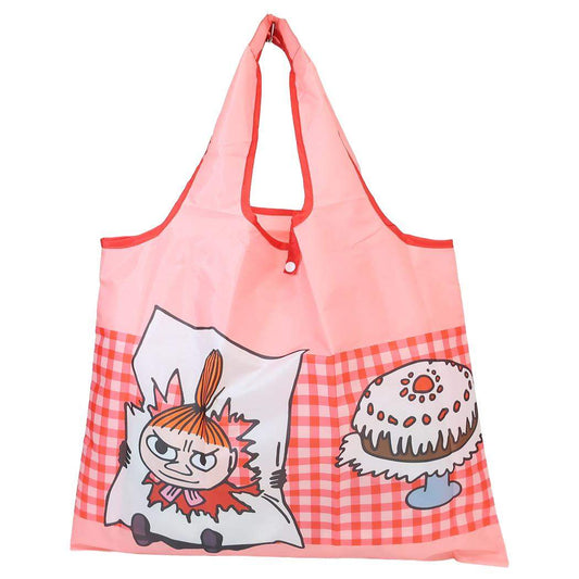 ムーミン エコバッグ ショッピングバッグ A リトルミイ チェック 北欧 スモールプラネット お買い物かばん キャラクター グッズ メール便可 シネマコレクション