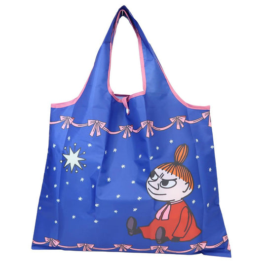 ムーミン エコバッグ ショッピングバッグ A リトルミイ 星空 北欧 スモールプラネット お買い物かばん キャラクター グッズ メール便可 シネマコレクション