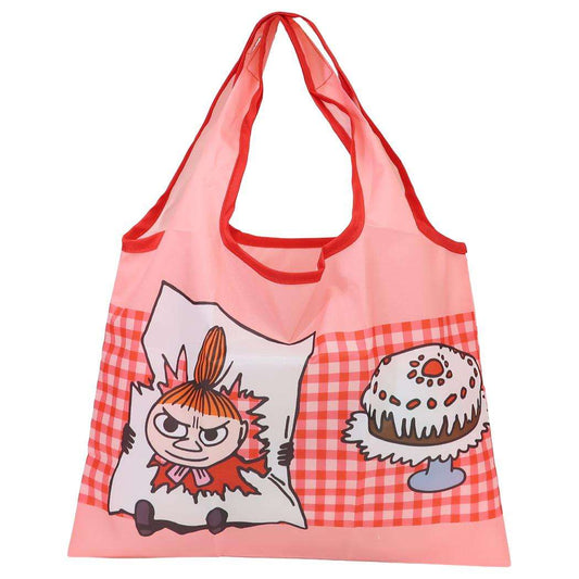 ムーミン エコバッグ ミニショッピングバッグ リトルミイ チェック 北欧 スモールプラネット お買い物かばん キャラクター グッズ メール便可 シネマコレクション