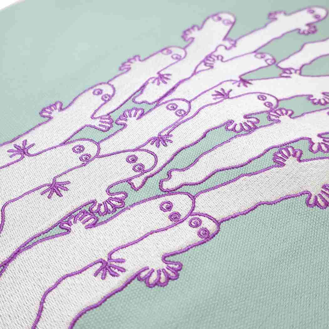 ムーミン 手提げかばん 刺繍トートバッグ ニョロニョロフェア 北欧 スモールプラネット
