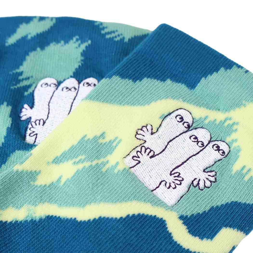 ムーミン 女性用靴下 刺繍ソックス ニョロニョロフェア 北欧 スモールプラネット