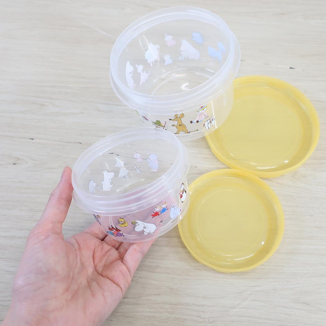 ムーミン 食品保存容器 ラウンドコンテナ L＆M オールスター 北欧 スモールプラネット