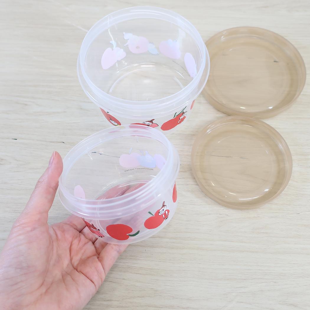 ムーミン 食品保存容器 ラウンドコンテナ L＆M リトルミイと兄弟たち 北欧 スモールプラネット