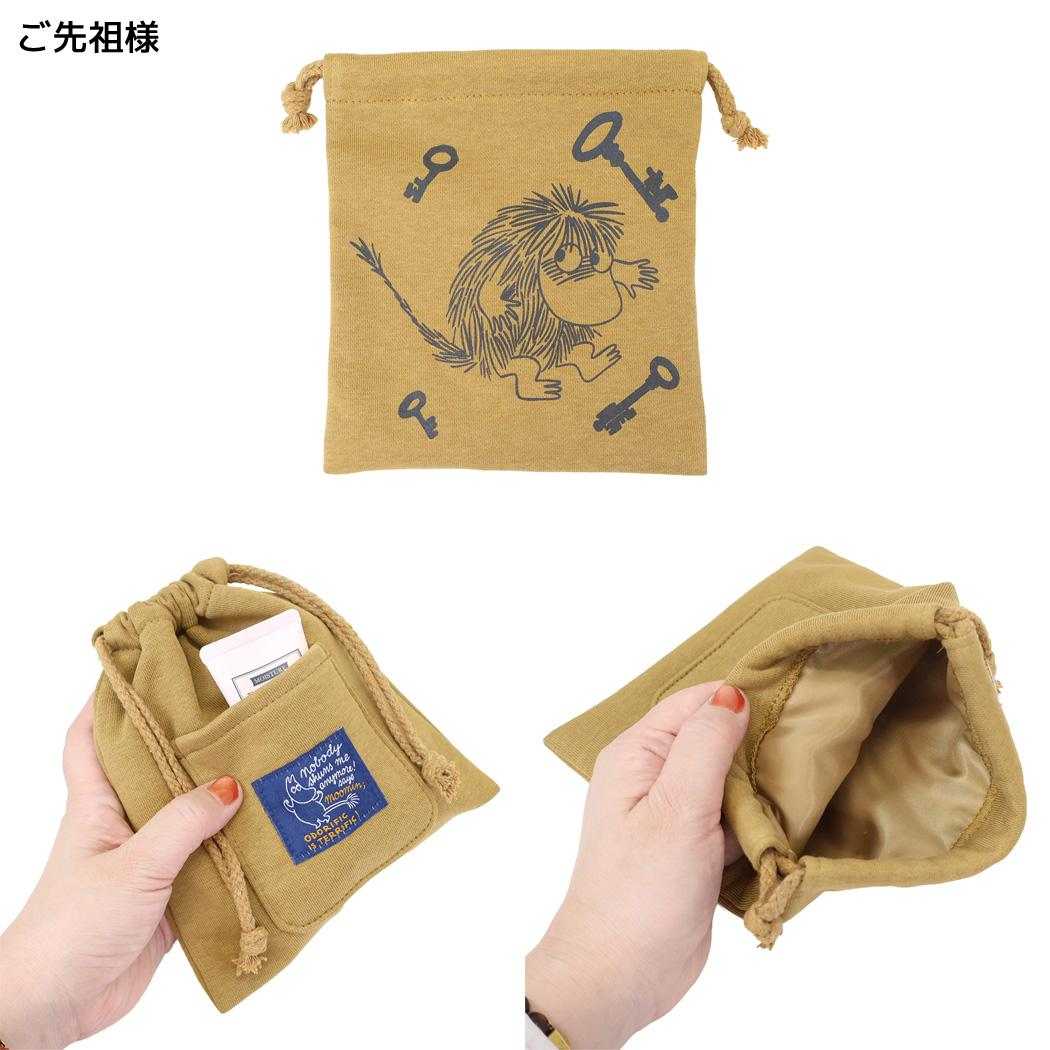 ムーミン 巾着袋 きんちゃくポーチ ご先祖様 北欧 スモールプラネット