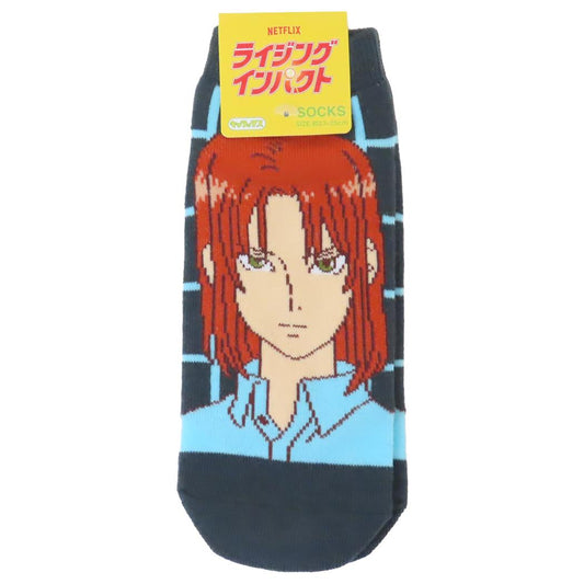 ライジングインパクト 女性用靴下 レディースソックス ランスロット 少年ジャンプ スモールプラネット キャラックス 大人向け キャラクター グッズ メール便可 シネマコレクション