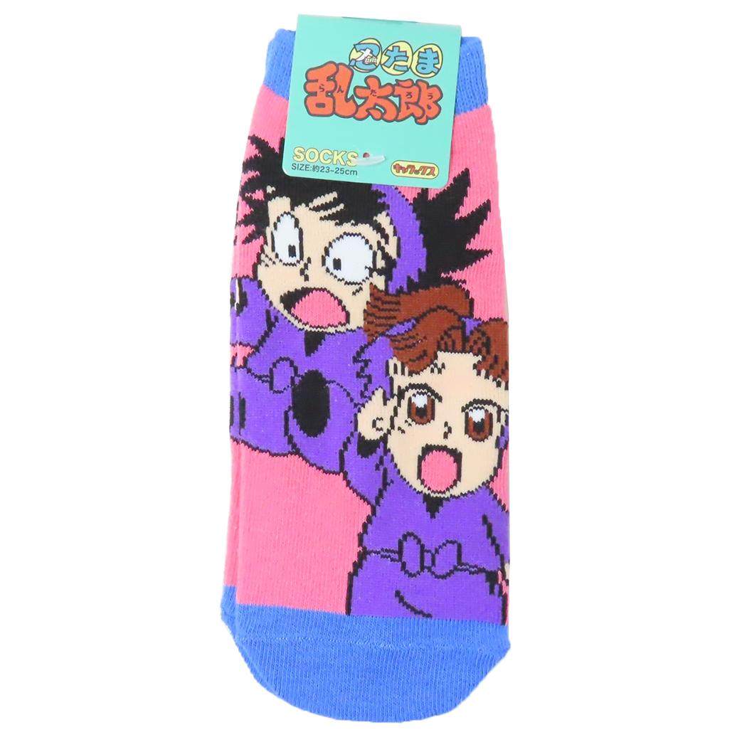 忍たま乱太郎 女性用靴下 レディースソックス 四年生 PK NHK スモールプラネット キャラックス 大人向け アニメキャラクター グッズ メール便可 シネマコレクション