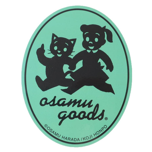 オサムグッズ ダイカットシール キャラクターステッカー あるく Osamu Goods スモールプラネット ダイカットビニールステッカー デコシール 耐水性 キャラクター グッズ メール便可 シネマコレクション