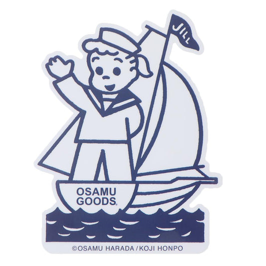 オサムグッズ ダイカットシール キャラクターステッカー ヨット Osamu Goods スモールプラネット ダイカットビニールステッカー デコシール 耐水性 キャラクター グッズ メール便可 シネマコレクション