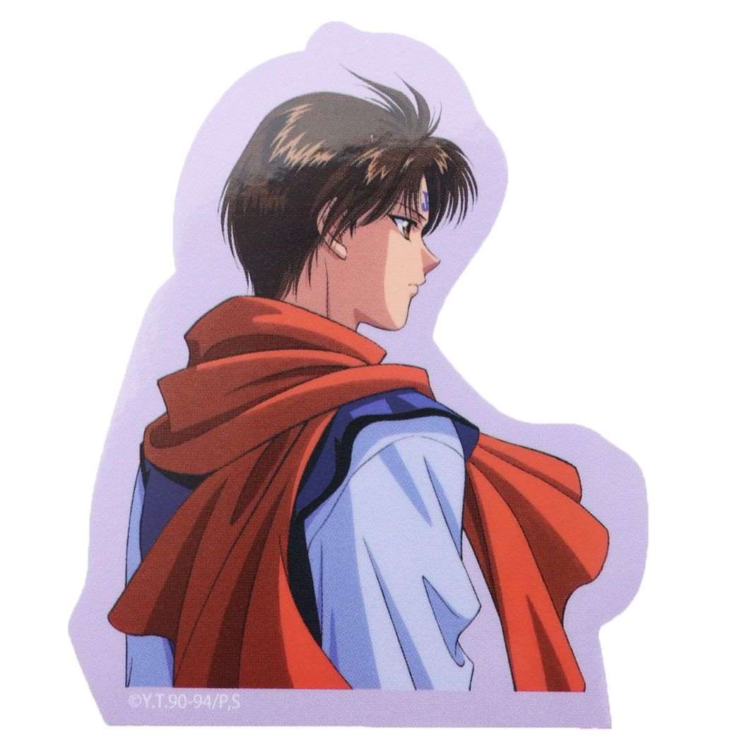 幽遊白書ビッグシールダイカットビニールステッカーコエンマ少年ジャンプスモールプラネットデコシール耐水性アニメキャラクターグッズメール便可シネマコレクション
