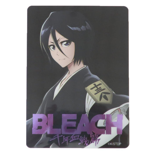 BLEACH 千年血戦篇 ダイカットシール キャラクターステッカー ルキア ロゴ 少年ジャンプ スモールプラネット ダイカットビニールステッカー デコシール 耐水性 アニメキャラクター グッズ メール便可 シネマコレクション