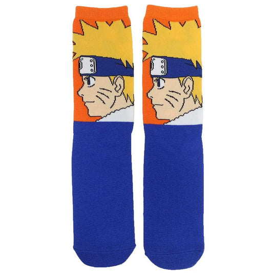 NARUTO 女性用靴下 レディースハイソックス ナルト 横顔 少年ジャンプ スモールプラネット キャラックス 女の子 キャラクター グッズ メール便可 シネマコレクション
