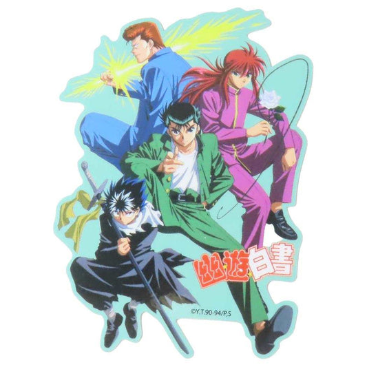 幽遊白書 ダイカットシール キャラクターステッカー 集合 LGR 少年ジャンプ スモールプラネット デコシール 耐水性 アニメキャラクター グッズ メール便可 シネマコレクション