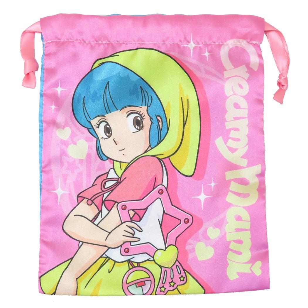 魔法の天使クリィミーマミ 巾着袋 リボン巾着 PK BL スモールプラネット 小物入れ アニメキャラクター グッズ メール便可 シネマコレクション
