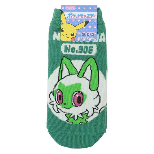 ポケットモンスター 靴下ジュニア キャラックス ニャオハ ポケモン スモールプラネット プレゼント キャラクター グッズ メール便可 シネマコレクション