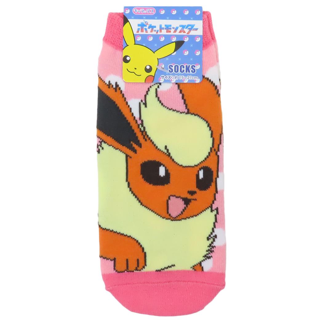 ポケットモンスター 小学生用靴下 キャラックス ジュニアソックス ブースター ドット ポケモン スモールプラネット 子ども キャラクター グッズ メール便可 シネマコレクション