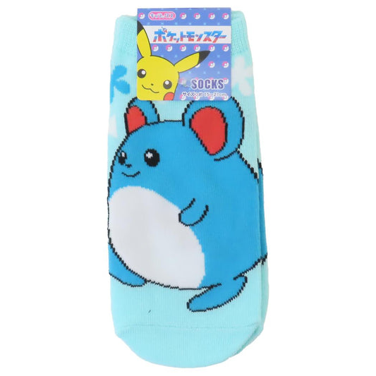 ポケットモンスター 小学生用靴下 ジュニアソックス マリル フェアリー ポケモン スモールプラネット キャラックス 子ども キャラクター グッズ メール便可 シネマコレクション