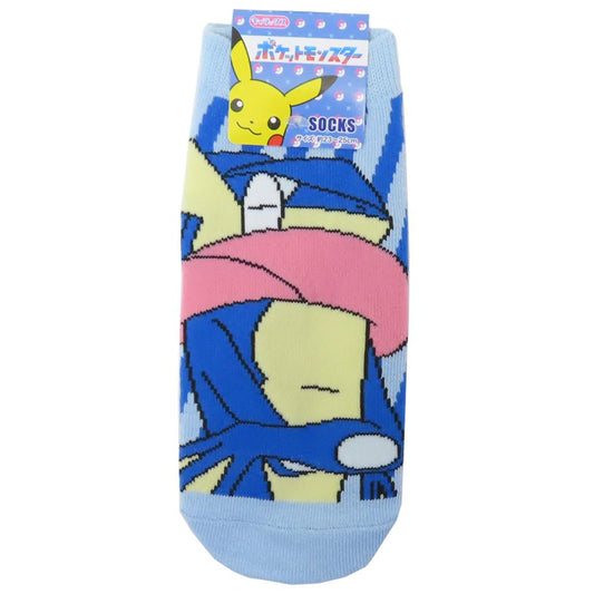 ポケットモンスター 女性用靴下 レディースソックス ゲッコウガ ストライプ ポケモン スモールプラネット キャラックス 大人向け キャラクター グッズ メール便可 シネマコレクション