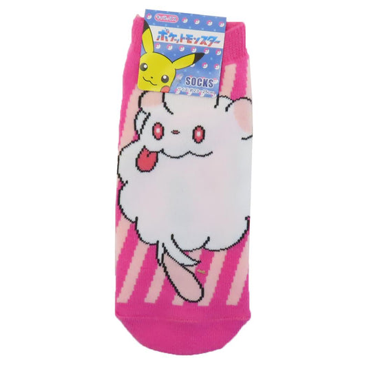 ポケットモンスター 女性用靴下 レディースソックス ペロッパフ ストライプ ポケモン スモールプラネット キャラックス 大人向け キャラクター グッズ メール便可 シネマコレクション