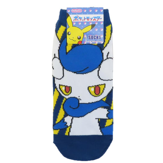 ポケットモンスター 女性用靴下 レディースソックス ニャオニクス メスのすがた ストライプ ポケモン スモールプラネット キャラックス 大人向け キャラクター グッズ メール便可 シネマコレクション