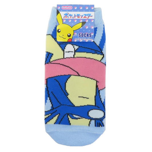 ポケットモンスター 小学生用靴下 ジュニアソックス ゲッコウガ ストライプ ポケモン スモールプラネット キャラックス 子ども キャラクター グッズ メール便可 シネマコレクション