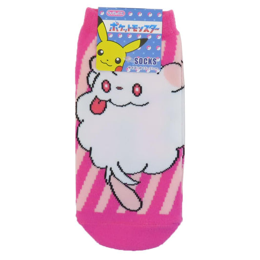 ポケットモンスター 小学生用靴下 ジュニアソックス ペロッパフ ストライプ ポケモン スモールプラネット キャラックス 子ども キャラクター グッズ メール便可 シネマコレクション
