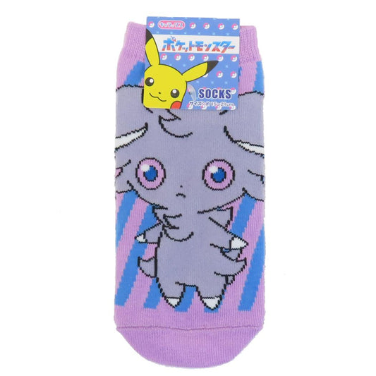 ポケットモンスター小学生用靴下ジュニアソックスニャスパーストライプポケモンスモールプラネットキャラックス子どもキャラクターグッズメール便可シネマコレクション
