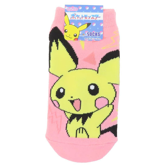 ポケットモンスター 子供用靴下 キャラックス キッズソックス ピチュー でんき ポケモン スモールプラネット 子ども キャラクター グッズ メール便可 シネマコレクション