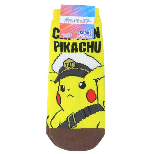 ポケットモンスター 女性用靴下 レディースソックス キャプテンピカチュウ YExBR ポケモン スモールプラネット キャラックス 大人向け キャラクター グッズ メール便可 シネマコレクション