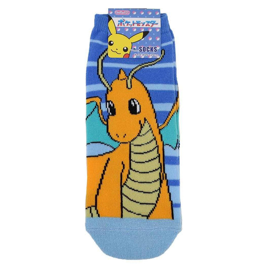 ポケットモンスター 男性用靴下 メンズソックス カイリュー ボーダー ポケモン スモールプラネット キャラックス 大人向け キャラクター グッズ メール便可 シネマコレクション