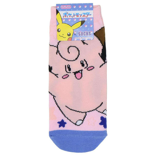 ポケットモンスター 女性用靴下 レディースソックス キャラックス ピッピ 星空 ポケモン スモールプラネット