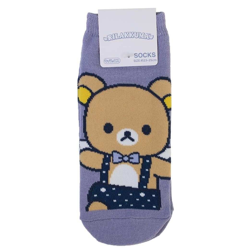 リラックマ 女性用靴下 レディースソックス キャラックス リラノワ 天使 サンエックス スモールプラネット