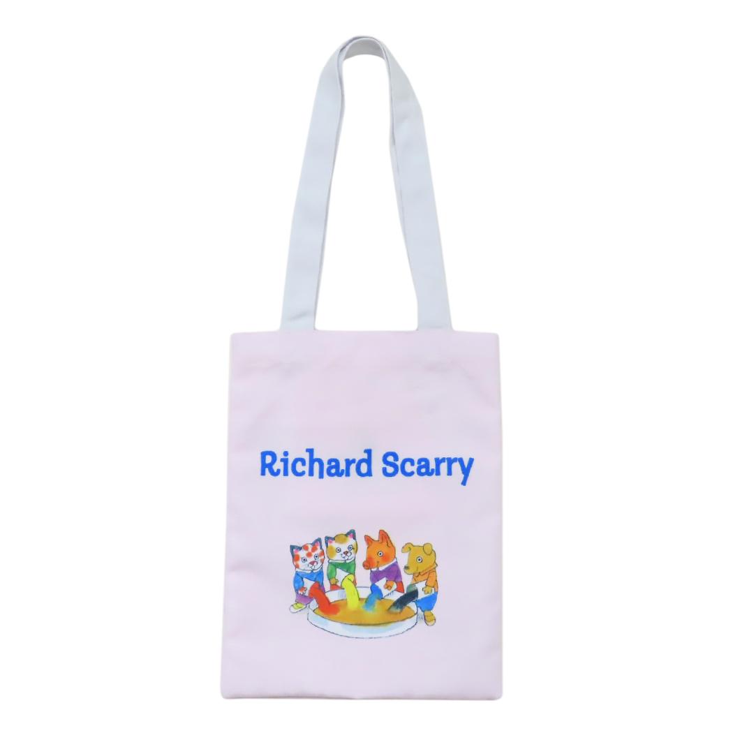 リチャードスキャリー トートバッグ 絵の具 スモールプラネット 手提げかばん 絵本キャラクター グッズ シネマコレクション