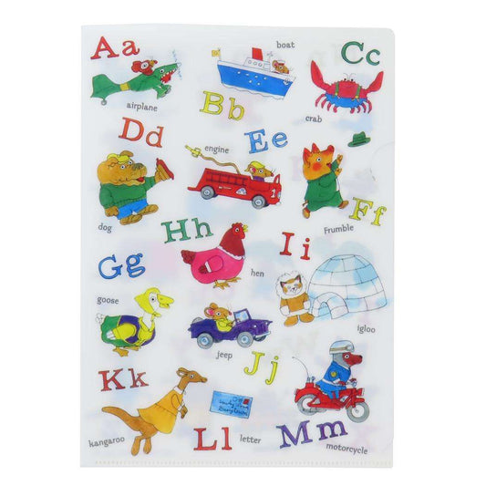 リチャードスキャリー クリアフォルダー B5 シングルクリアファイル ABC スモールプラネット 新学期準備文具 絵本キャラクター グッズ メール便可 シネマコレクション