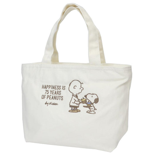 スヌーピー ランチバッグ ミニトート 75周年 カップケーキ ピーナッツ スモールプラネット お弁当かばん キャラクター グッズ メール便可 シネマコレクション