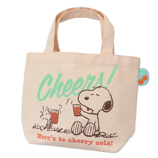 スヌーピー ランチバッグ カラーマチ付バッグ チェリー ピーナッツ スモールプラネット マチ付き お弁当かばん キャラクター グッズ メール便可 シネマコレクション