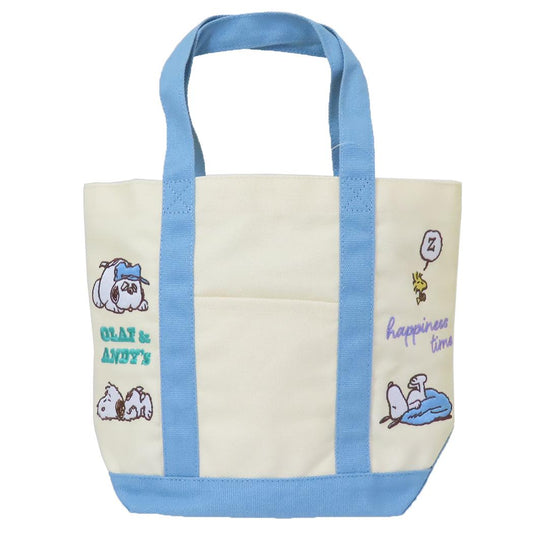 スヌーピー トートバッグ 刺繍トートバッグ nap time ピーナッツ スモールプラネット 手提げかばん キャラクター グッズ シネマコレクション