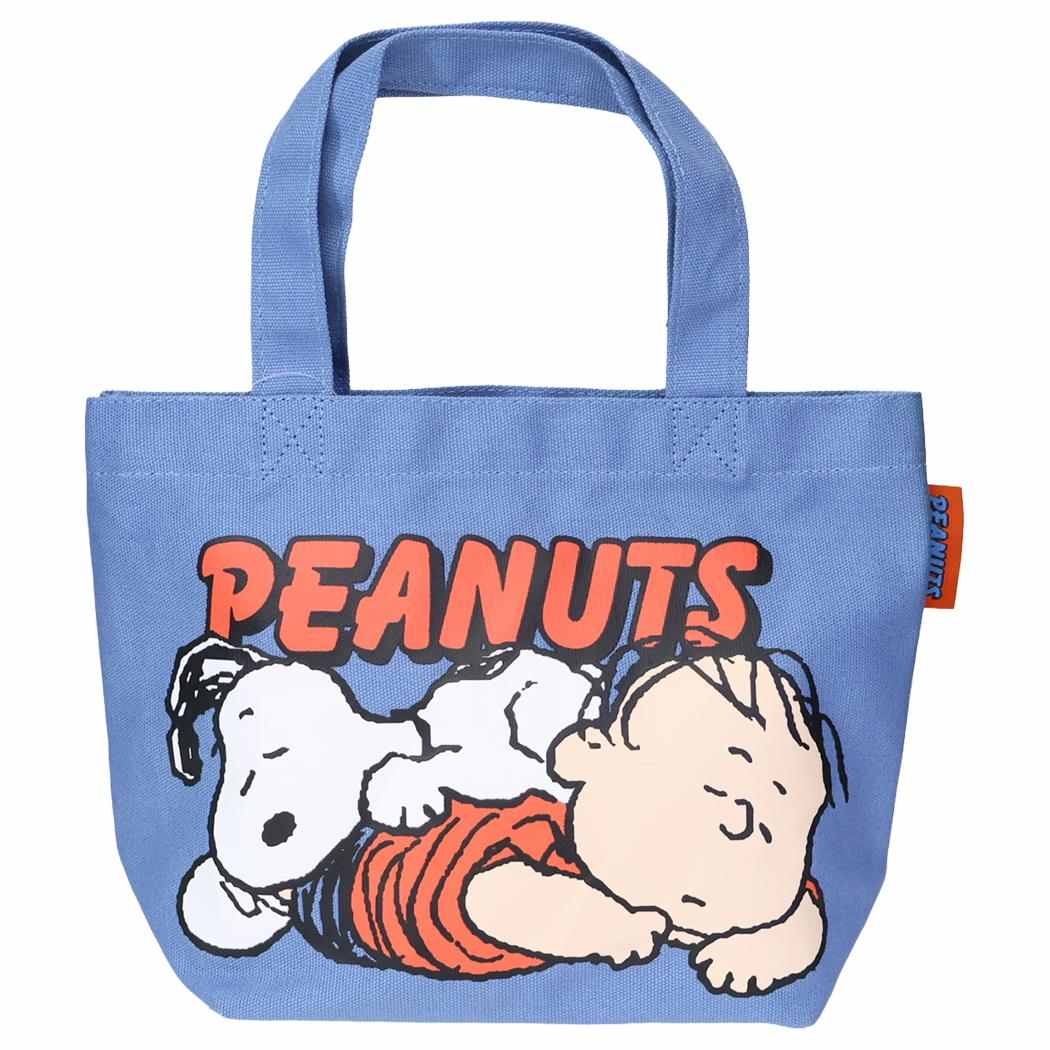 スヌーピー ランチバッグ カラーマチ付バッグ スリープ ピーナッツ スモールプラネット マチ付き お弁当かばん キャラクター グッズ メール便可 シネマコレクション
