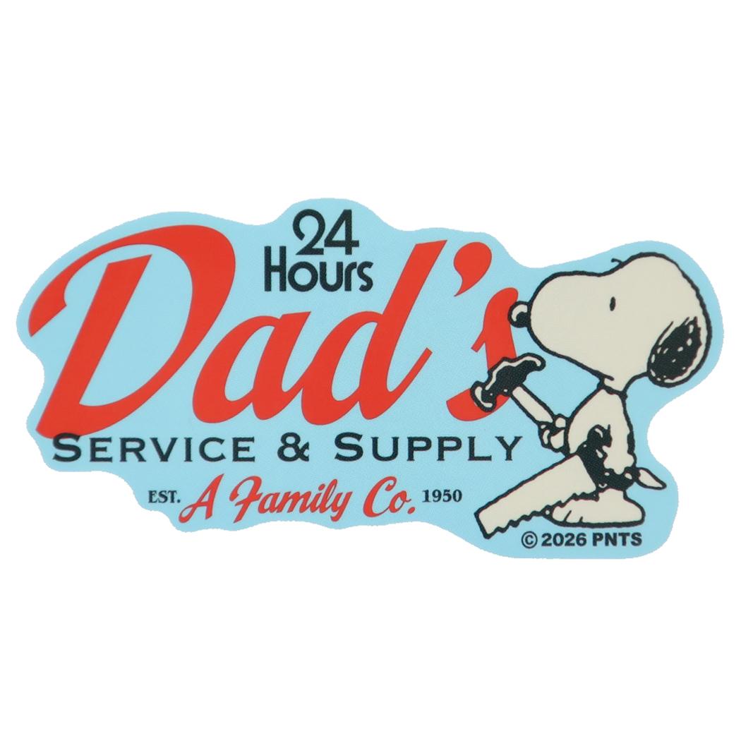 スヌーピー ダイカットシール キャラクターステッカー Dads ピーナッツ スモールプラネット