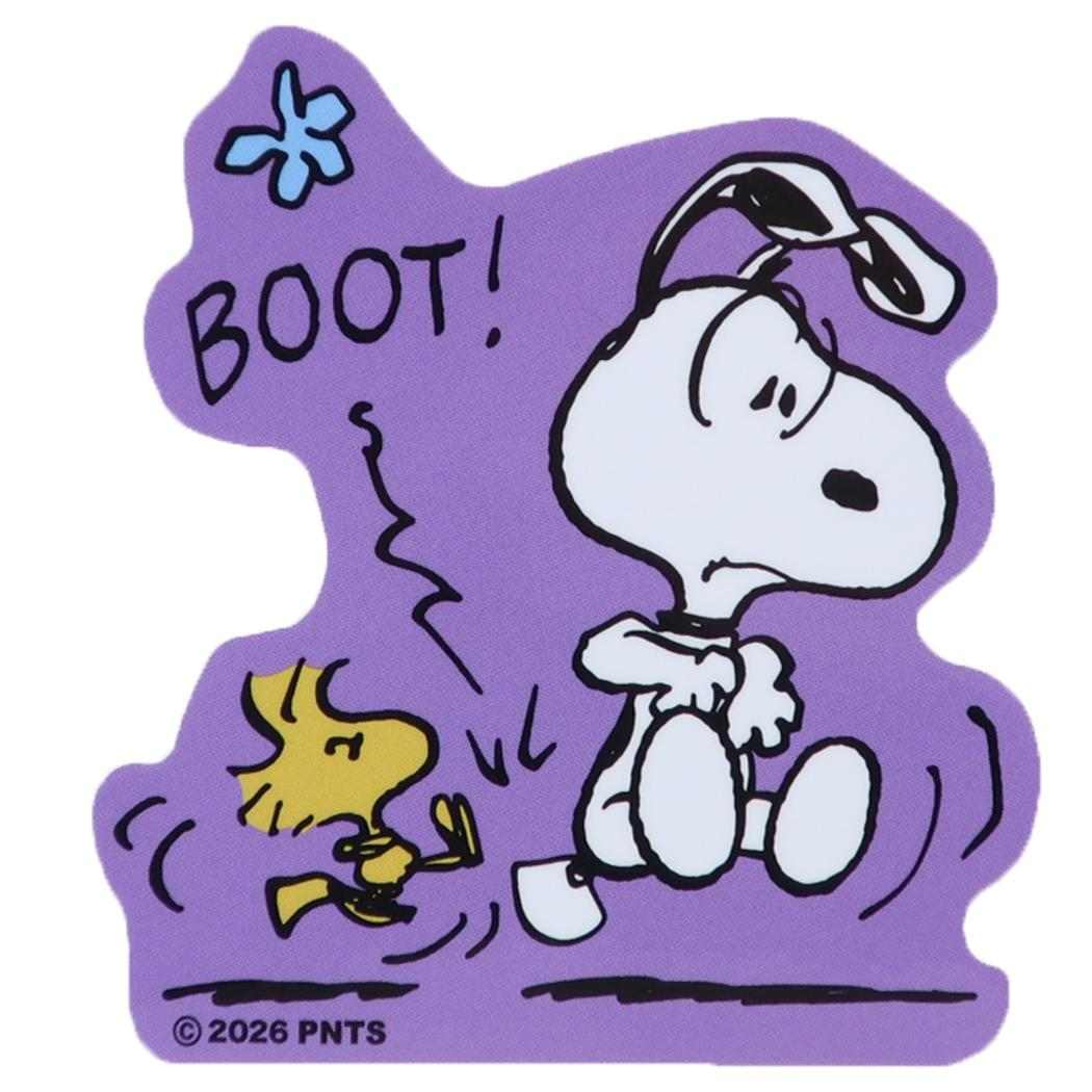 スヌーピー ダイカットシール キャラクターステッカー BOOT！ ピーナッツ スモールプラネット