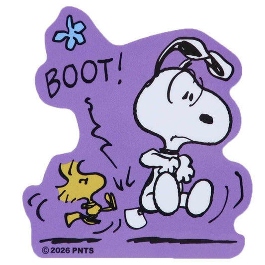 スヌーピー ダイカットシール キャラクターステッカー BOOT！ ピーナッツ スモールプラネット