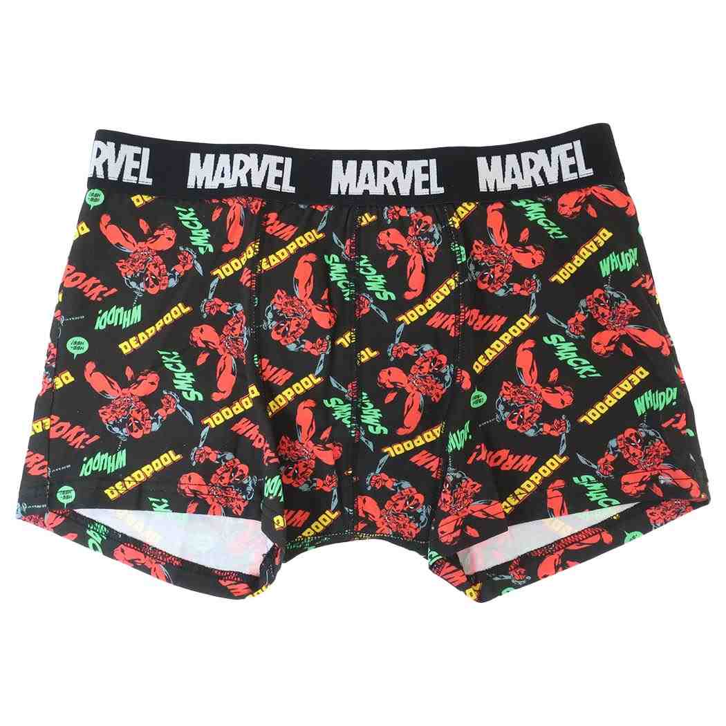 デッドプール 男性用下着 ボクサーブリーフ ロゴ MARVEL スモールプラネット ギフト雑貨 メンズインナー キャラクター グッズ メール便可