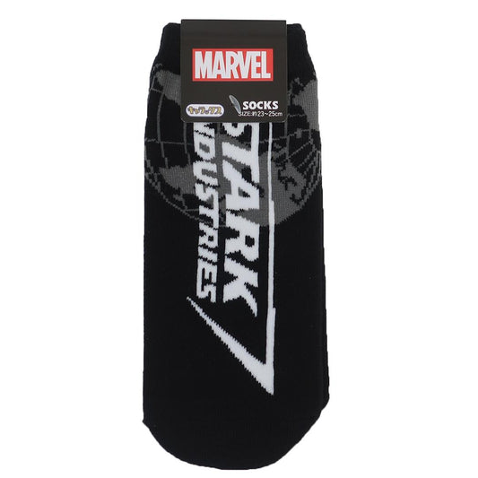 アイアンマン 女性用靴下 レディースソックス スタークロゴ MARVEL スモールプラネット キャラックス 大人向け キャラクター グッズ メール便可