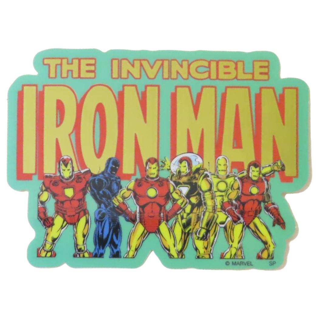 アイアンマン ダイカットシール キャラクターステッカー コミック MARVEL スモールプラネット デコシール 耐水性 キャラクター グッズ メール便可