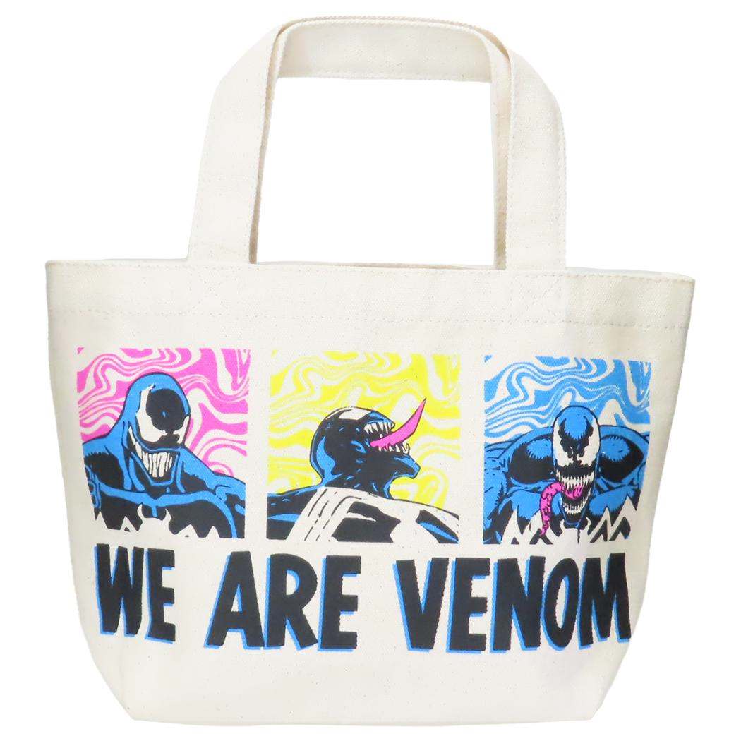 ヴェノム ランチバッグ マチ付バッグ ロゴ MARVEL スモールプラネット お弁当入れ ランチトート キャラクター グッズ メール便可 シネマコレクション