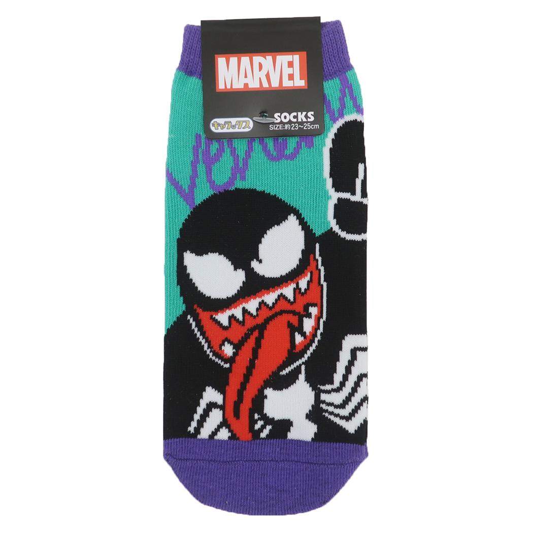 ヴェノム 女性用靴下 レディースソックス ポーズ MARVEL スモールプラネット 大人向け キャラクター グッズ メール便可