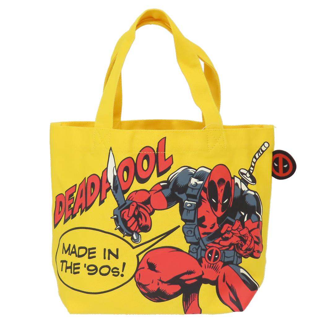 デッドプール ランチバッグ カラーマチ付バッグ ふきだし MARVEL スモールプラネット マチ付き お弁当かばん キャラクター グッズ メール便可 シネマコレクション